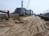 Ground works on the Southern belt of New Safe Confinement foundation